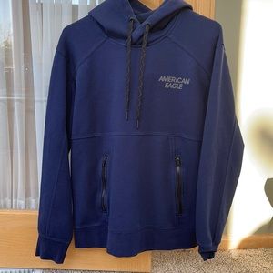 Dark blue American eagle hoodie